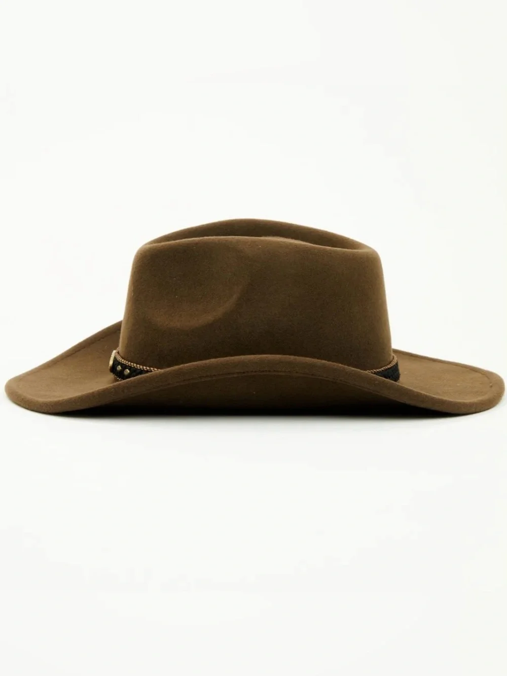 NWOT Cody James Felt Western Fashion Hat. Unisex Size SM in the color Pecan.